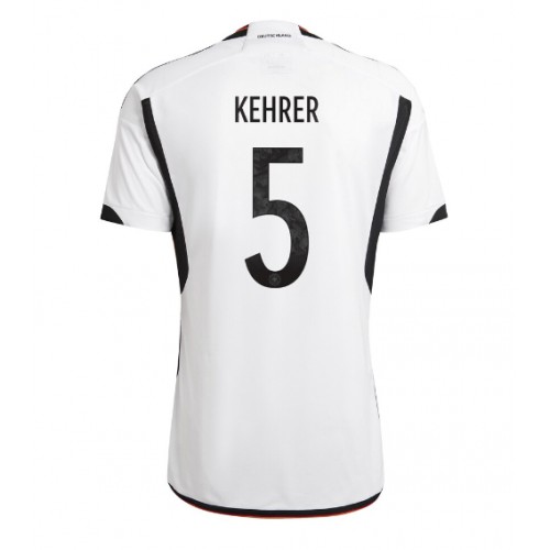 Tyskland Thilo Kehrer #5 Hjemmedrakt VM 2022 Kortermet Tyskland Thilo Kehrer #5 Hjemmedrakt VM 2022 Kortermet
